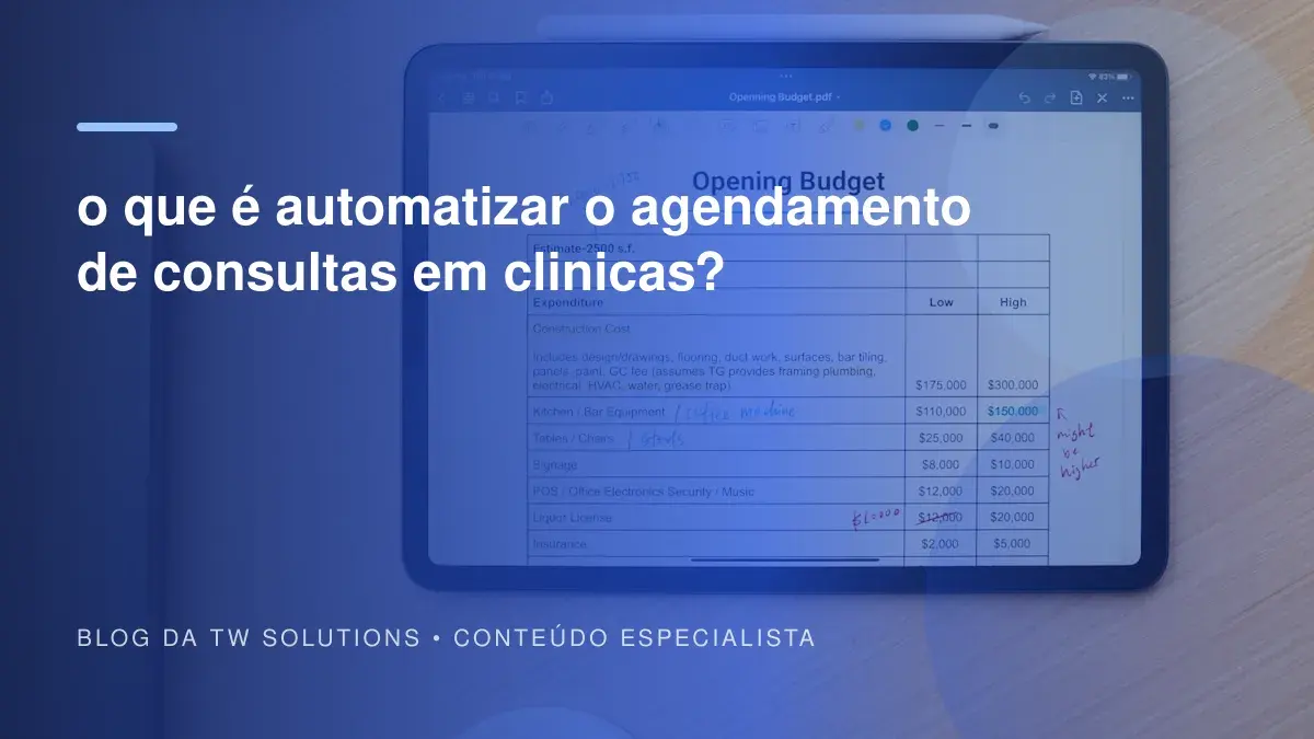 o que é automatizar o agendamento de consultas em clinicas?