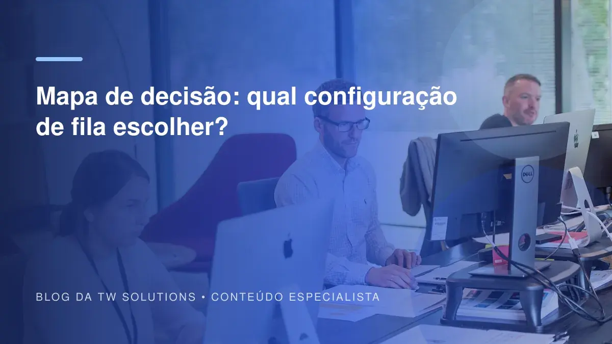 Mapa de decisão: qual configuração de fila escolher?