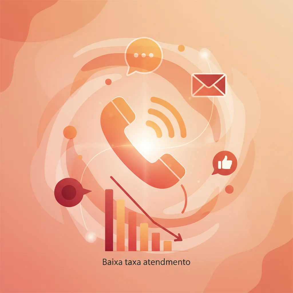 O cenario atual e por que voce deve prestar atencao — Baixa taxa atendimento ligações desconhecidas