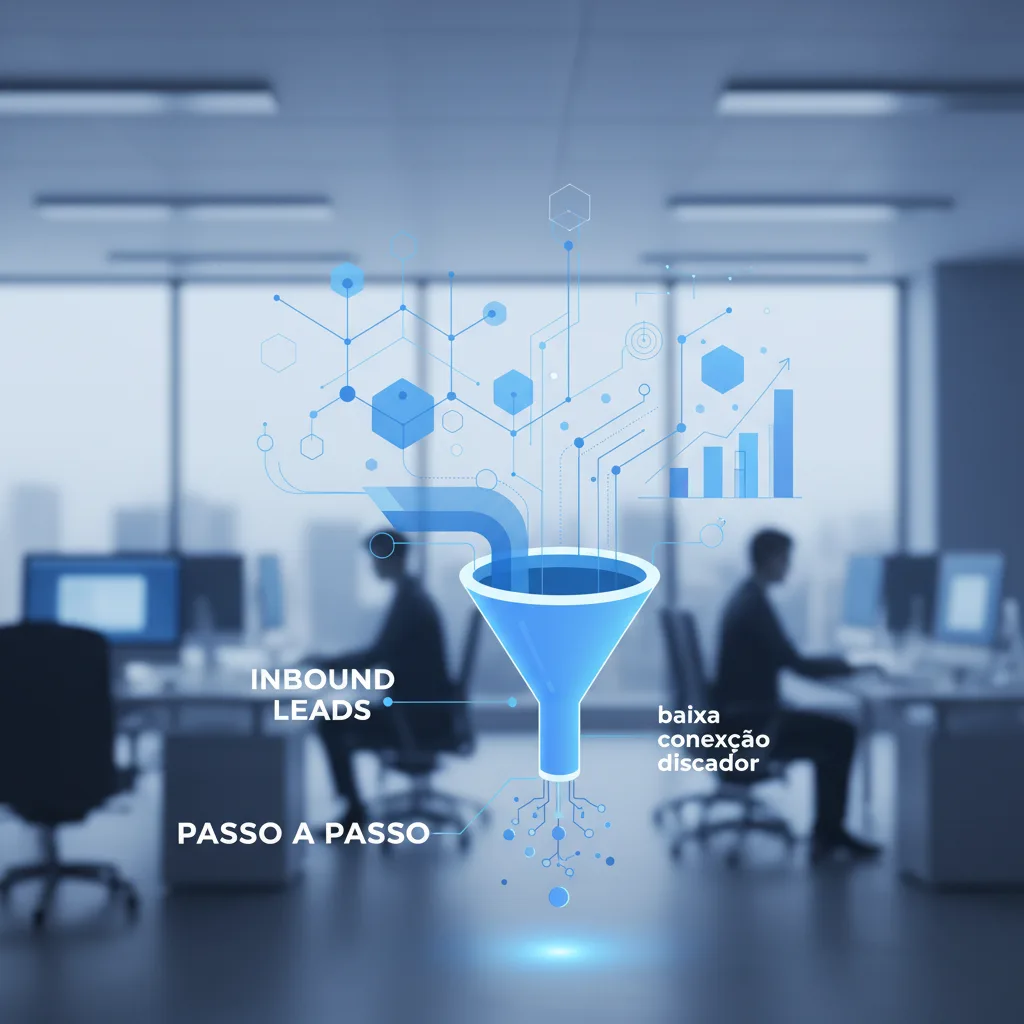 Como implementar na pratica (passo a passo) — inbound leads baixa conexão discador