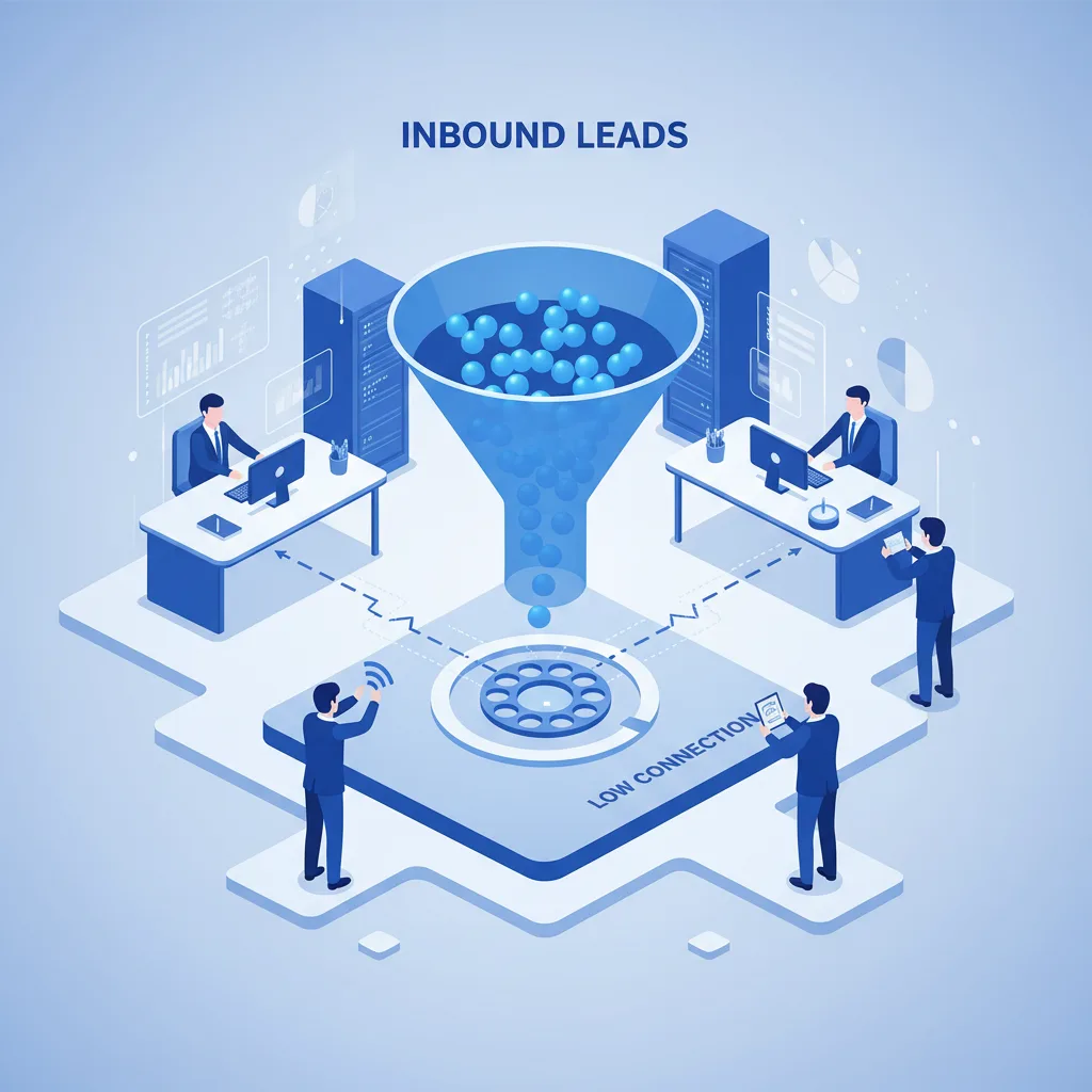 Tudo que voce precisa saber — inbound leads baixa conexão discador