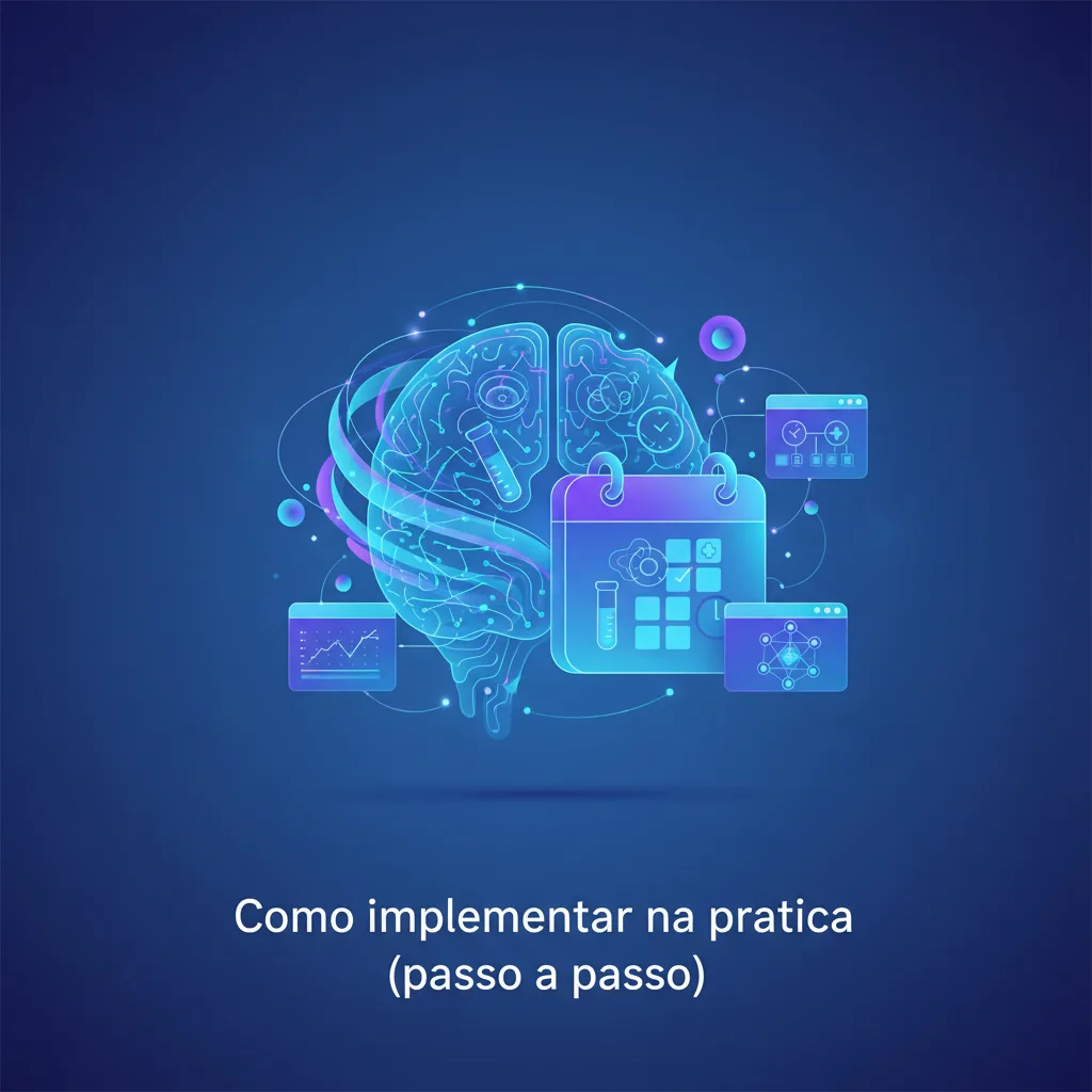 Como implementar na pratica (passo a passo) — agendamento de exames com ia para laboratórios