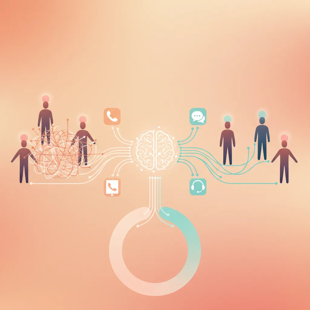 Como a IA conversacional transforma o fluxo de atendimento em clínicas? — equipe sobrecarregada atendimento repetitivo clínicas