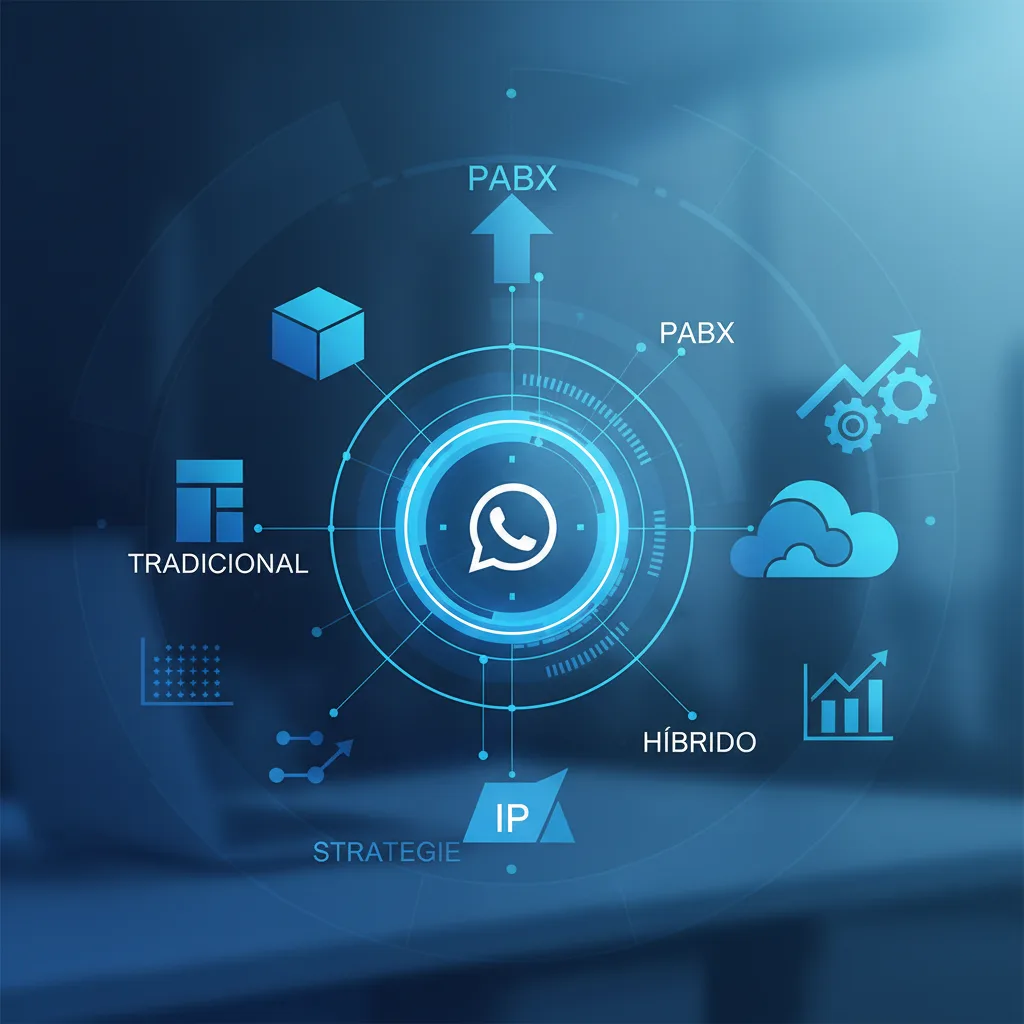 PABX Tradicional vs. IP vs. Híbrido com WhatsApp: Qual a melhor escolha para sua empresa? — whatsapp voice integrado ao pabx