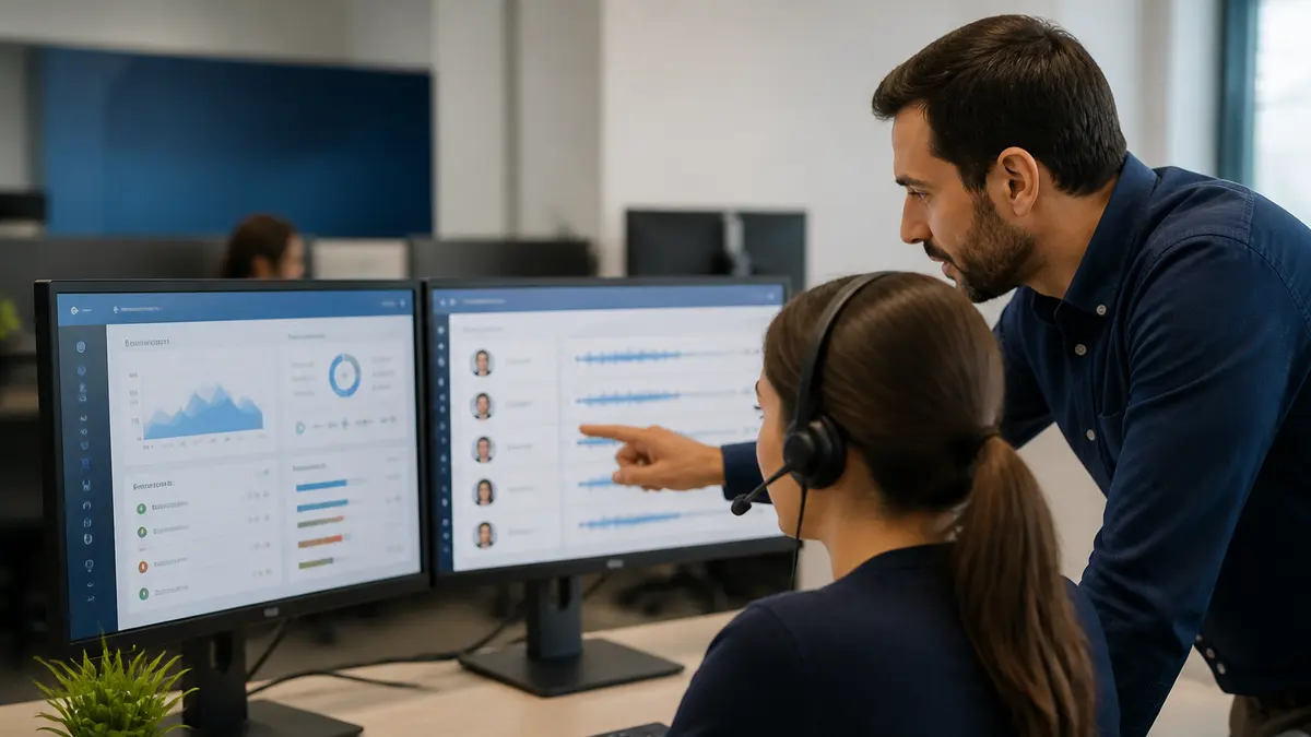 Tudo que voce precisa saber — monitoramento chamadas ia treinamento agentes